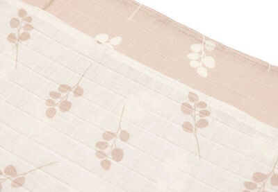Jollein Musselinteppe 3-Pack, Twig Wild Rose