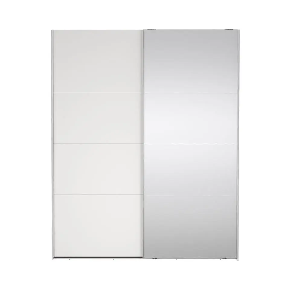 Hioshop Catania schuifdeurkast 2 deuren 180x220cm wit