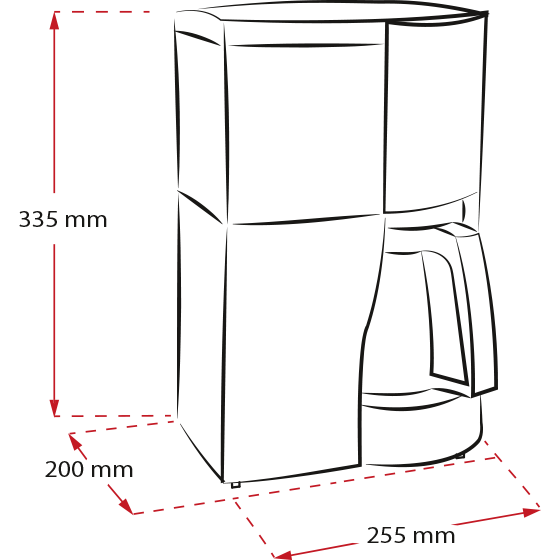 Optima Timer|Filterkaffeemaschine Schwarz
