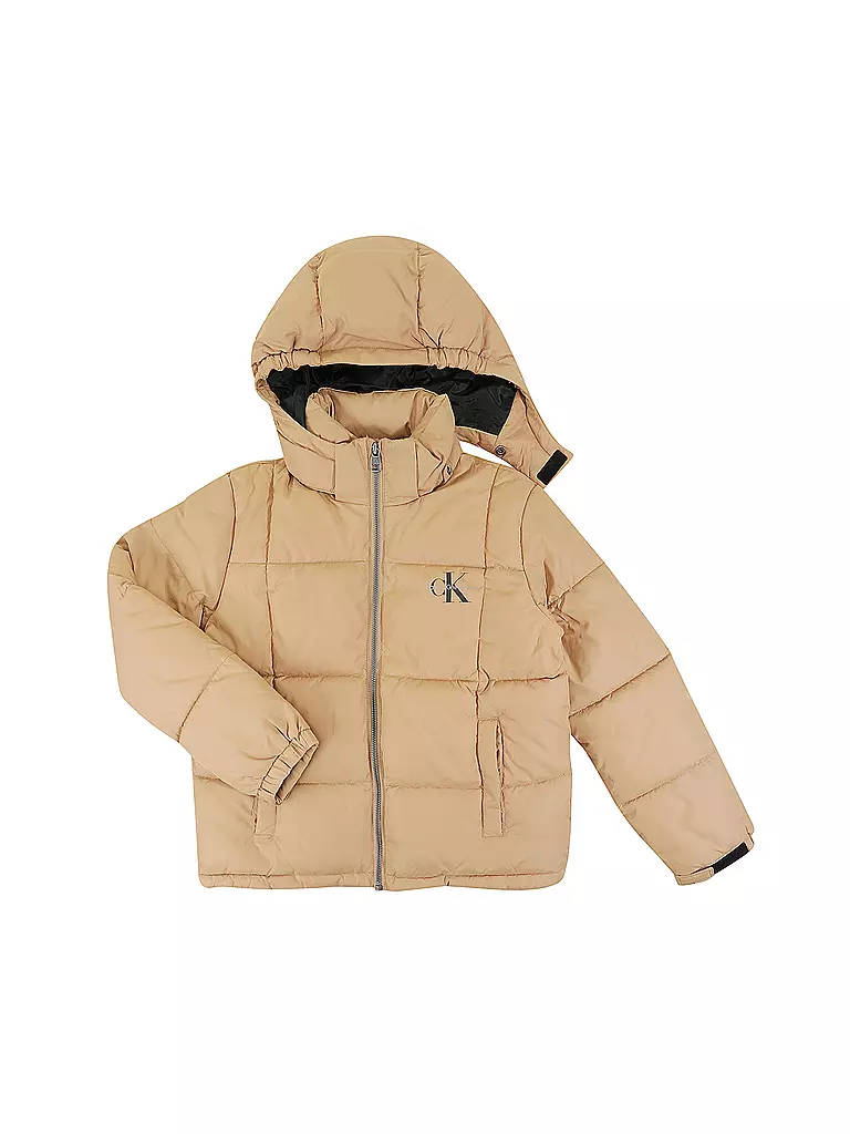 CALVIN KLEIN JEANS Mädchen Steppjacke camel