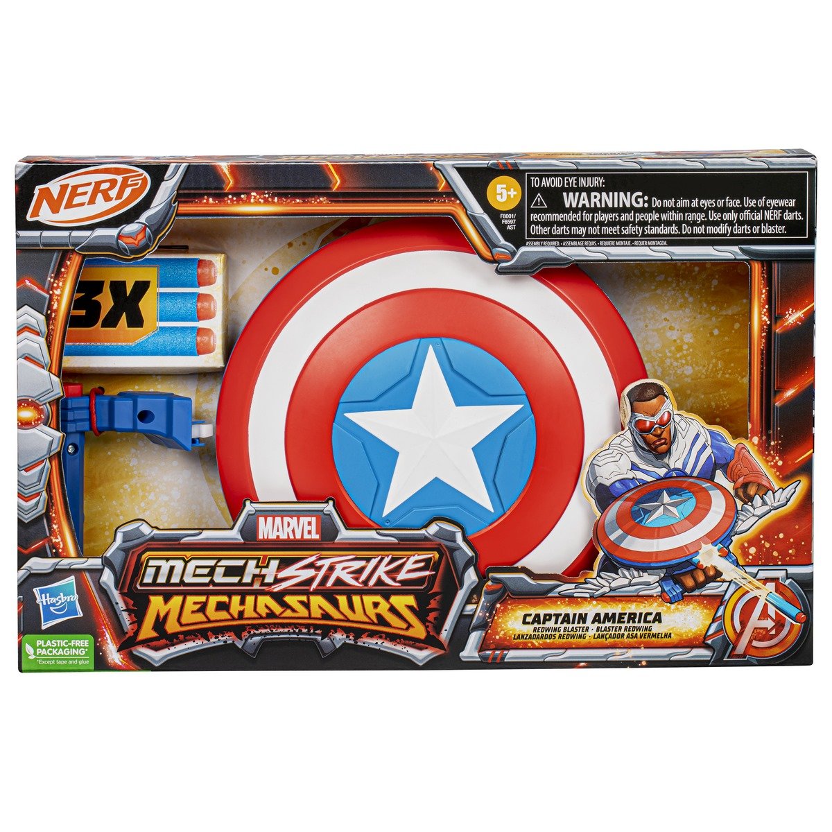 Lance fléchettes Mech Strike Captain America