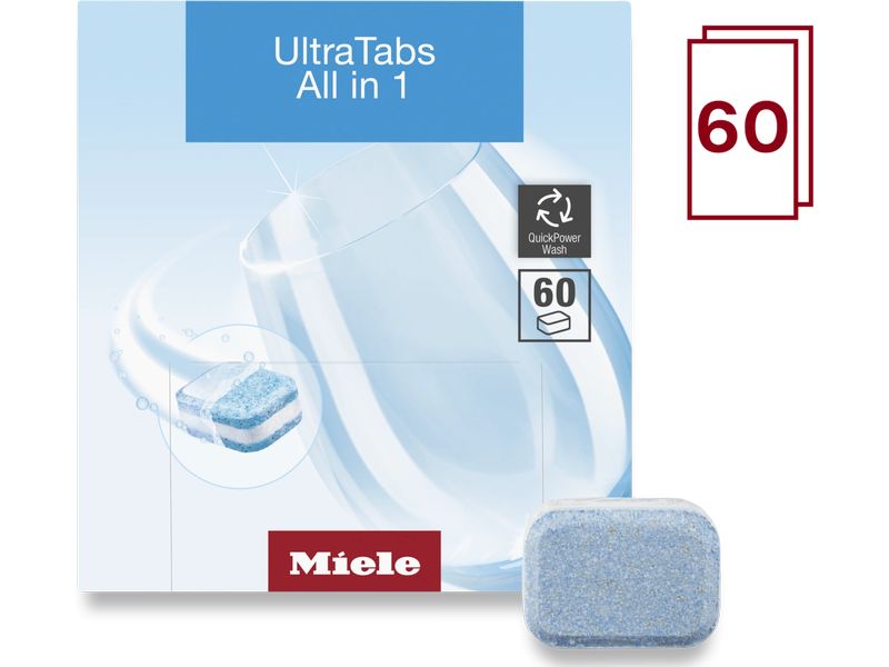 Miele Geschirrspültabs UltraTabs All in 1 60 Stück Geschirrspülmittel