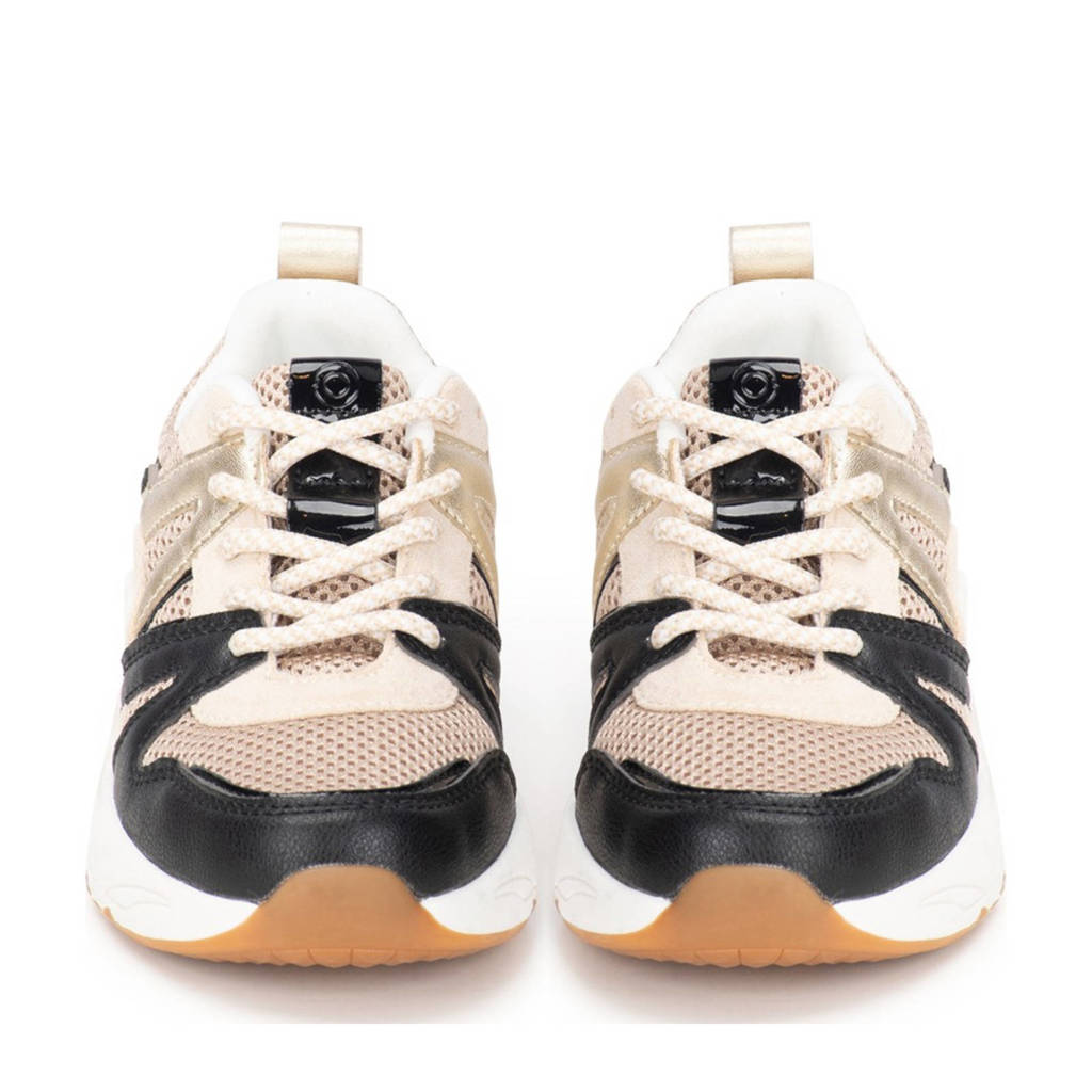 POSH by Poelman Carocelchunky sneakers zwart/beige