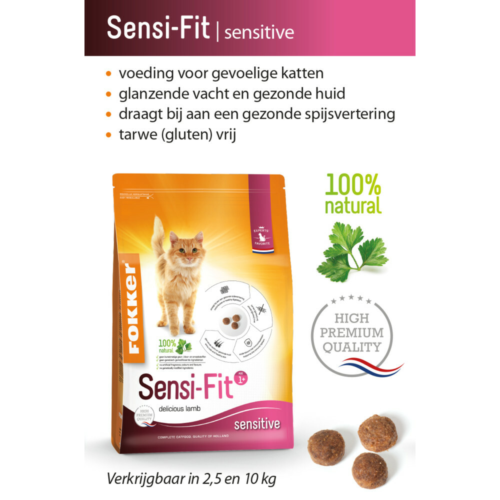 Fokker Sensi Fit Kattenvoer 10 kg