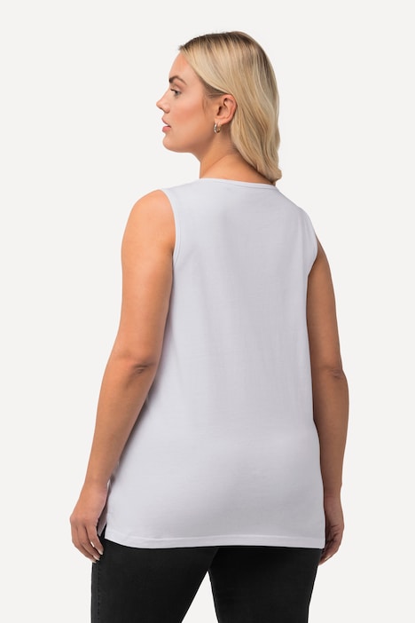 Top, V-Ausschnitt, Classic, ärmellos