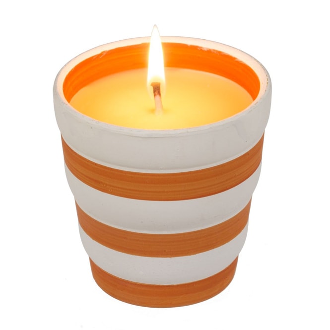 Citronella-Kerze - ca. 8 x 8 cm - 1 Stück