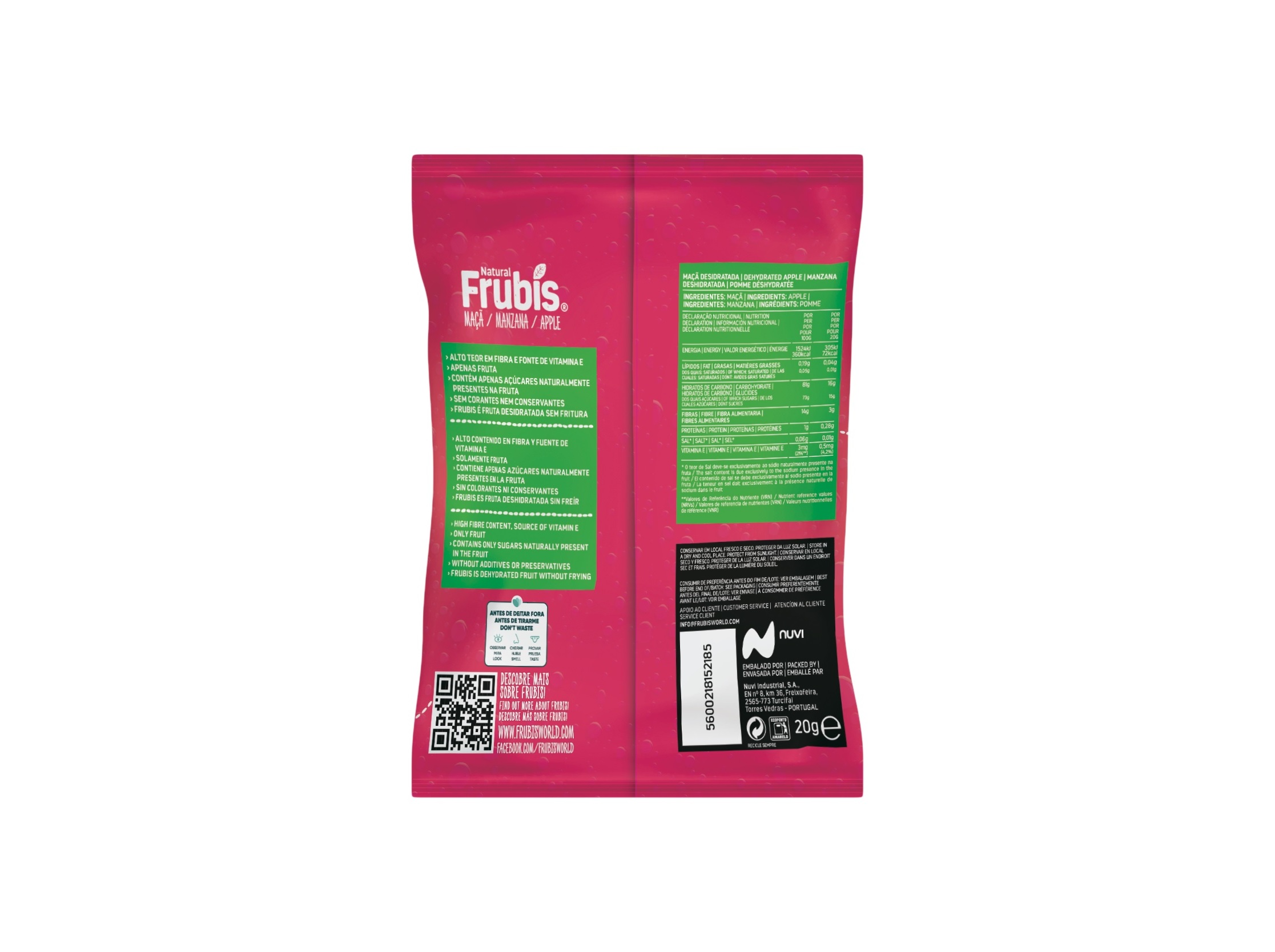 MAÇÃ FRUBIS PINK LADY 20G