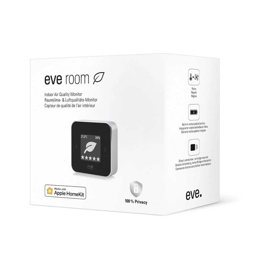 eve Room Luftanalyse und Temperatursensor