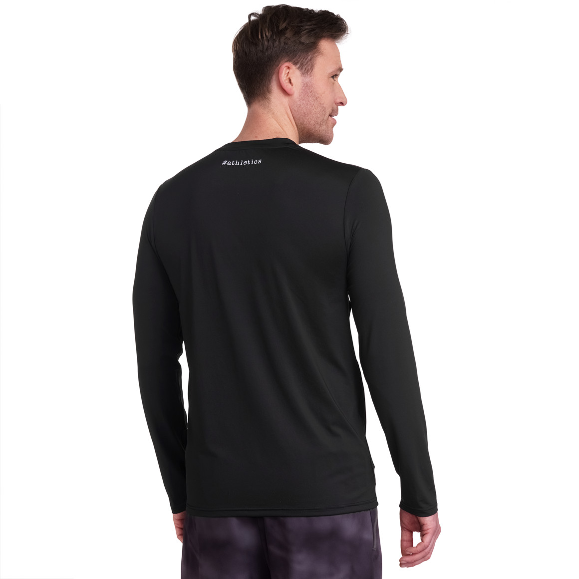 VanVaan Herren Sport-Langarmshirt im Basic-Look schwarz