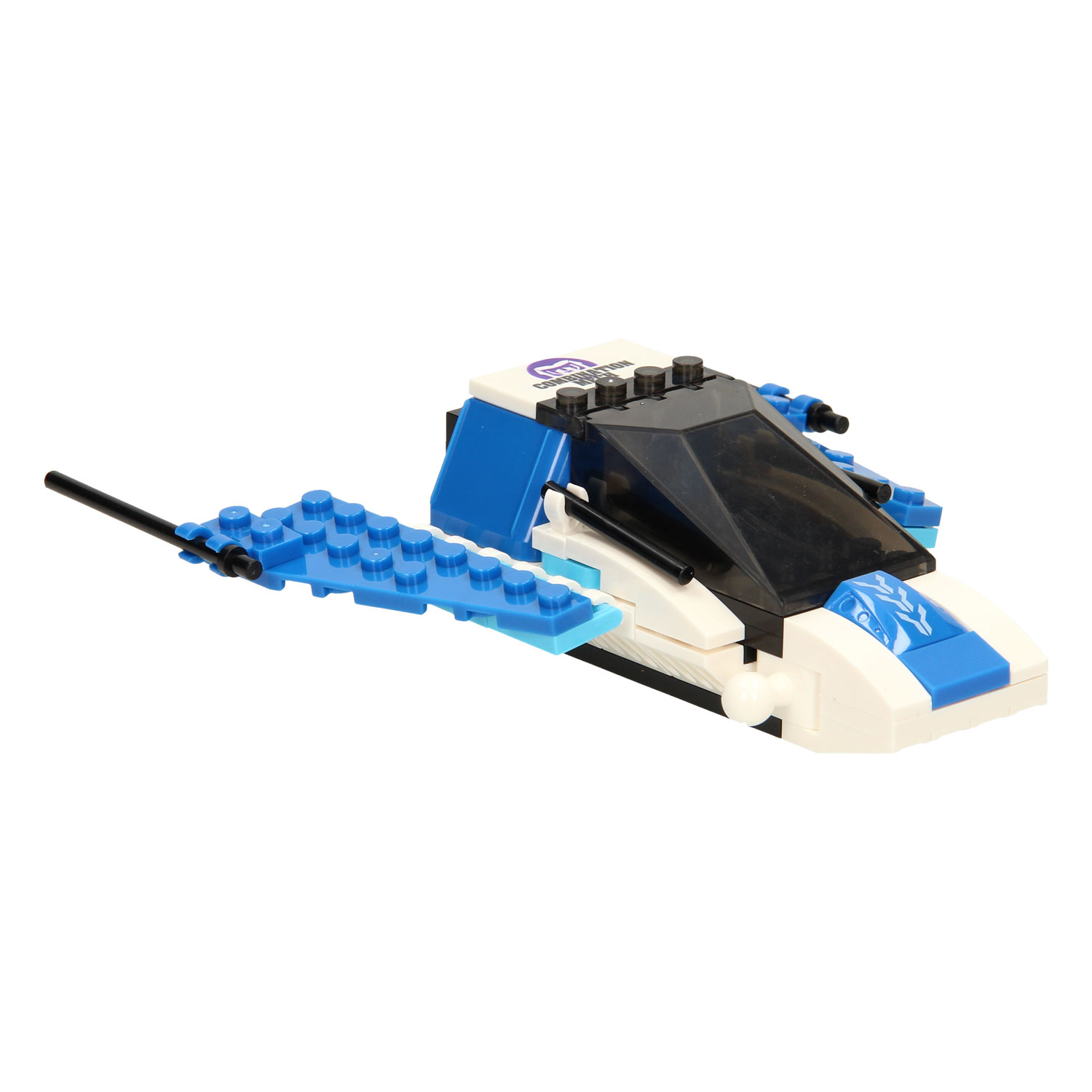 Bouwset Titan Heroes - Space Blauw, 84dlg.