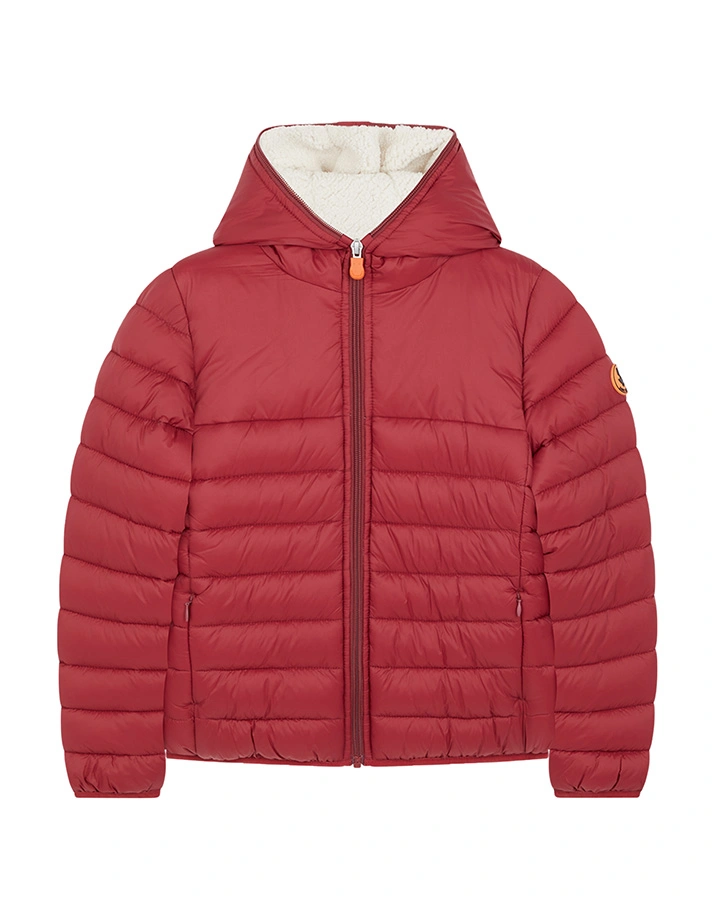 Steppjacke GIGA Y mit Plüsch in ruby red