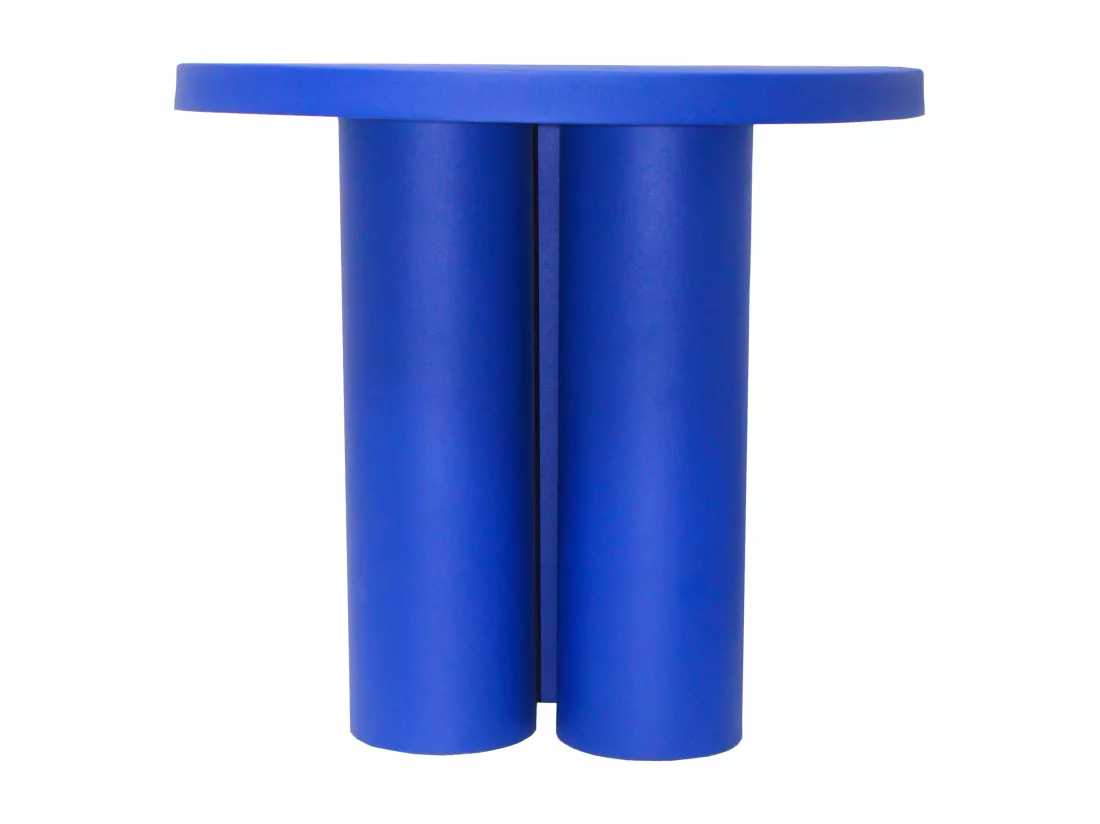 Table d'appoint en métal - Bleu - TANIYA
