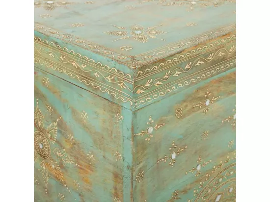 Coffre en bois fait main 60x35,5x33 cm