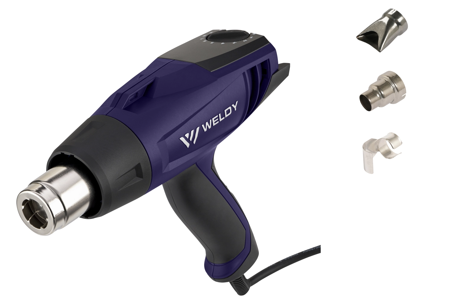 Weldy HG 330-S Heteluchtpistool incl. 3 mondstukken - 2000W