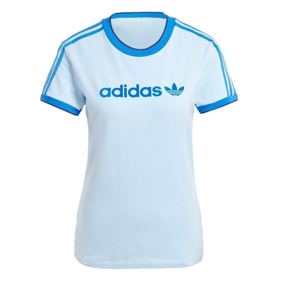 Adidas Original T-shirt 3 bandes coupe slim badge graphique