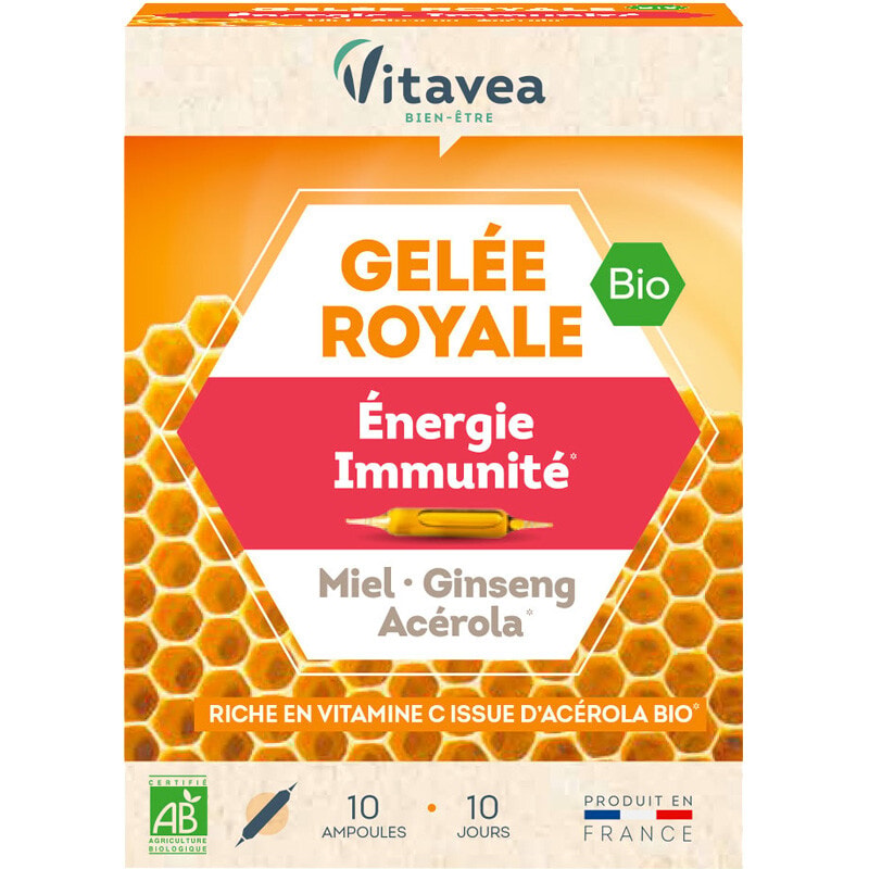 Cure gelée royale bio - Energie & immunité - 30 jours