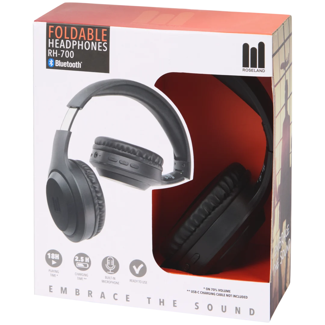 Roseland opvouwbare koptelefoon Over-ear