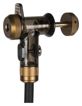 Pompe à Pied Topeak Joe Blow Tubi 2Stage (Max 160 psi / 11 bar) Noir / Or