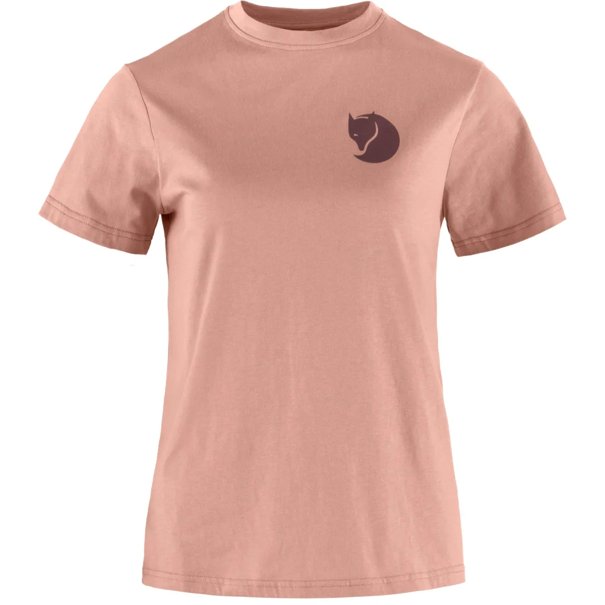 Fjällräven Women's Fox Boxy Logo Tee Dusty Rose