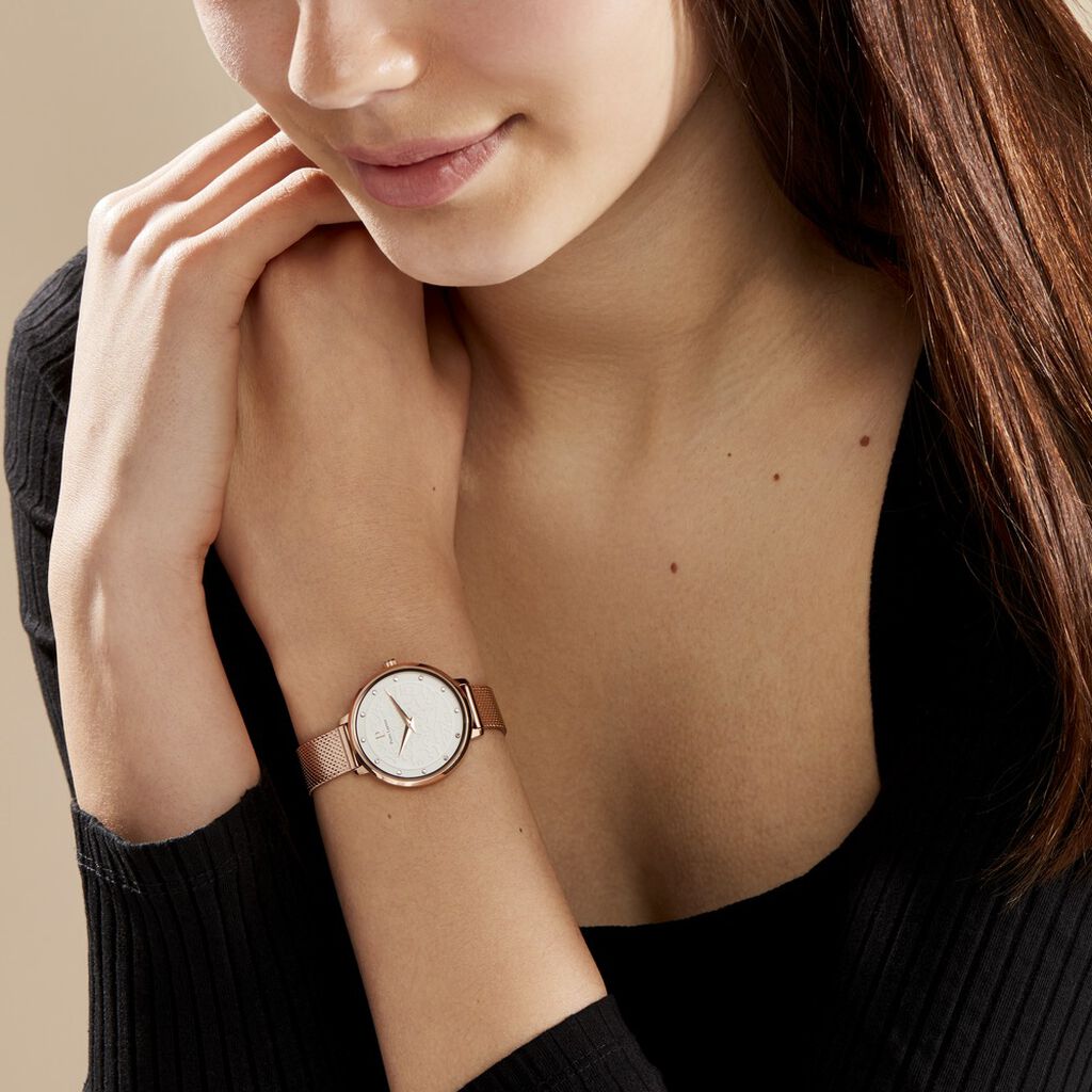 Montre Pierre Lannier Elegance Eolia Blanc