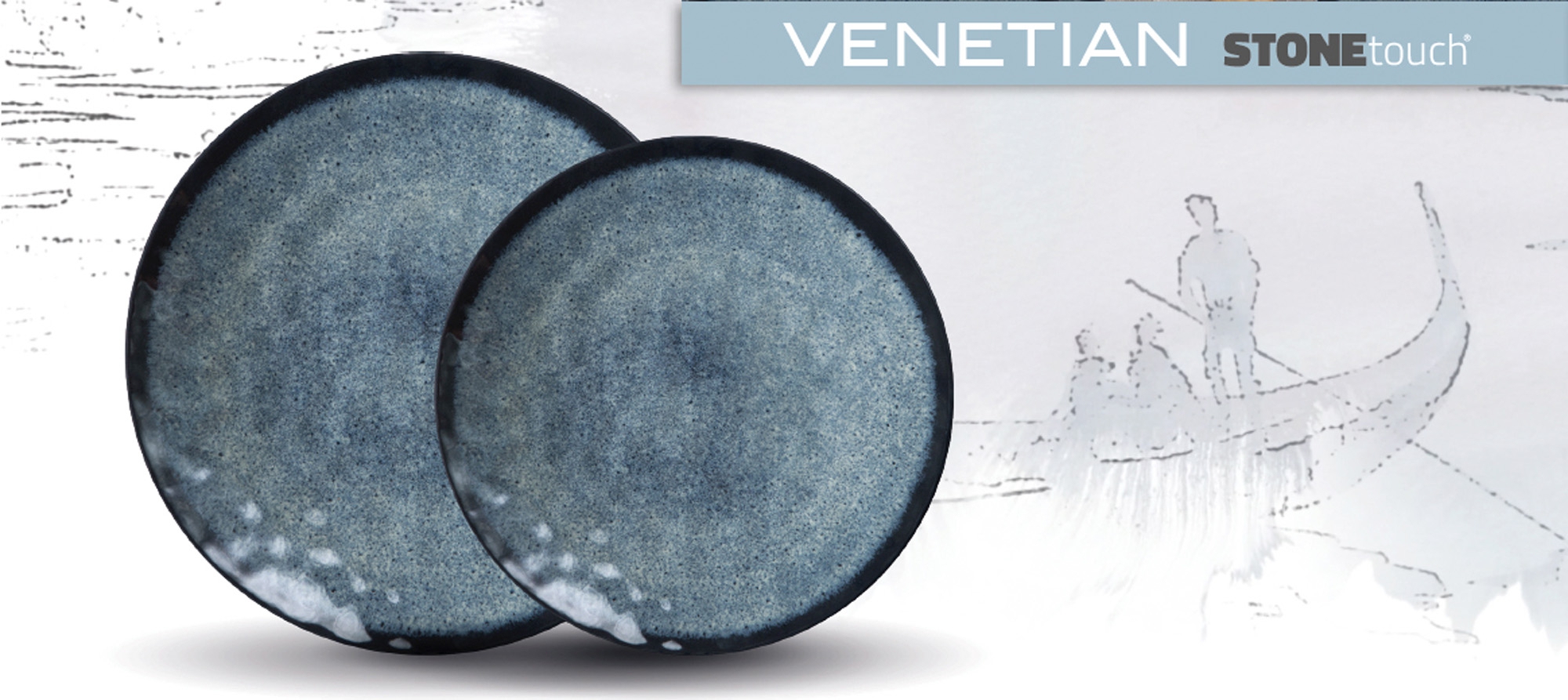 Brunner Tête-à-Tête Venetian Geschirrset 8 teilig 2 Personen