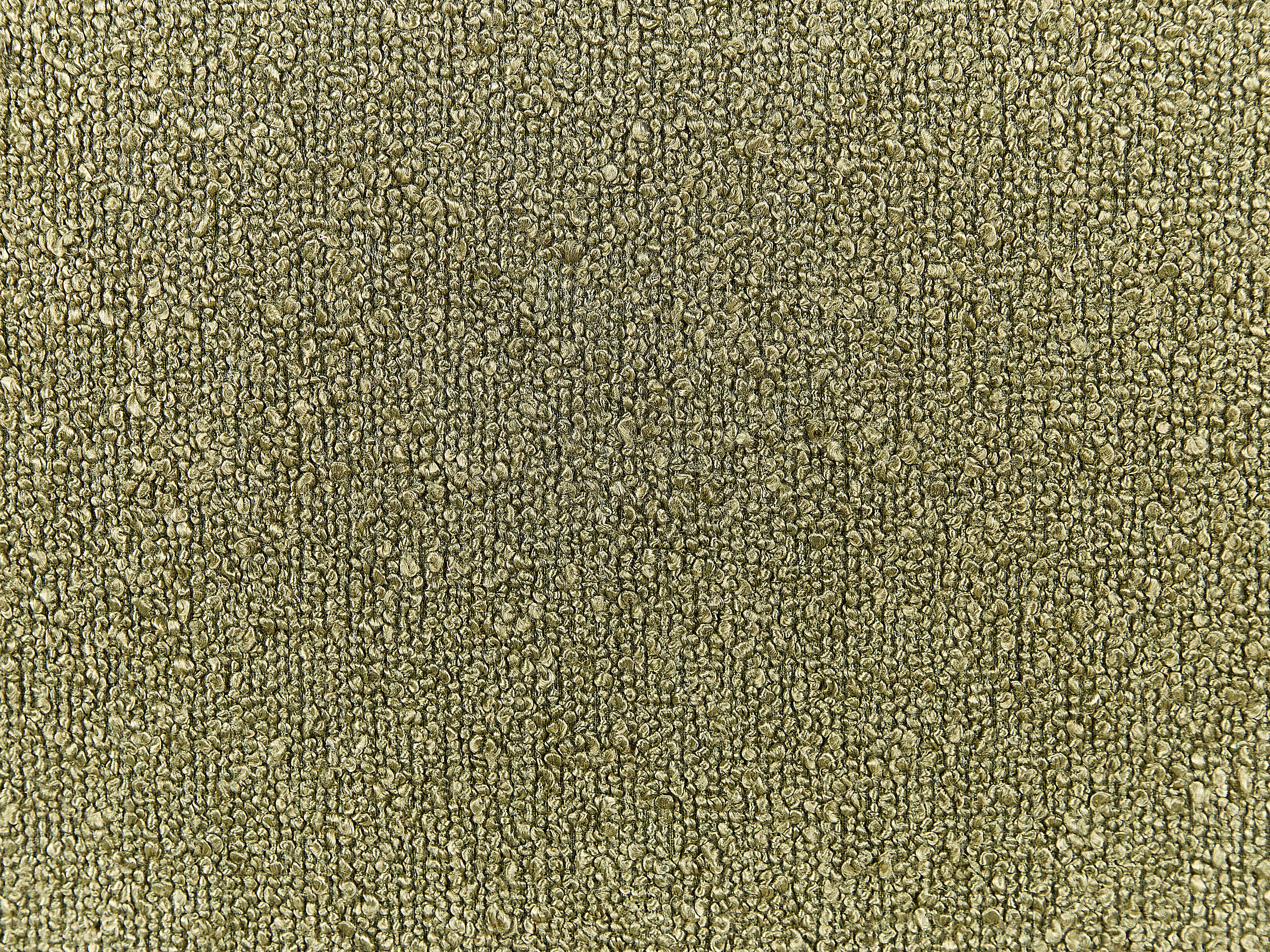 Bed Bouclé MARGUT 180 x 200 cm Olijfgroen