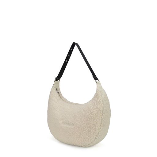Núnoo Stella Teddy Skuldertaske, White