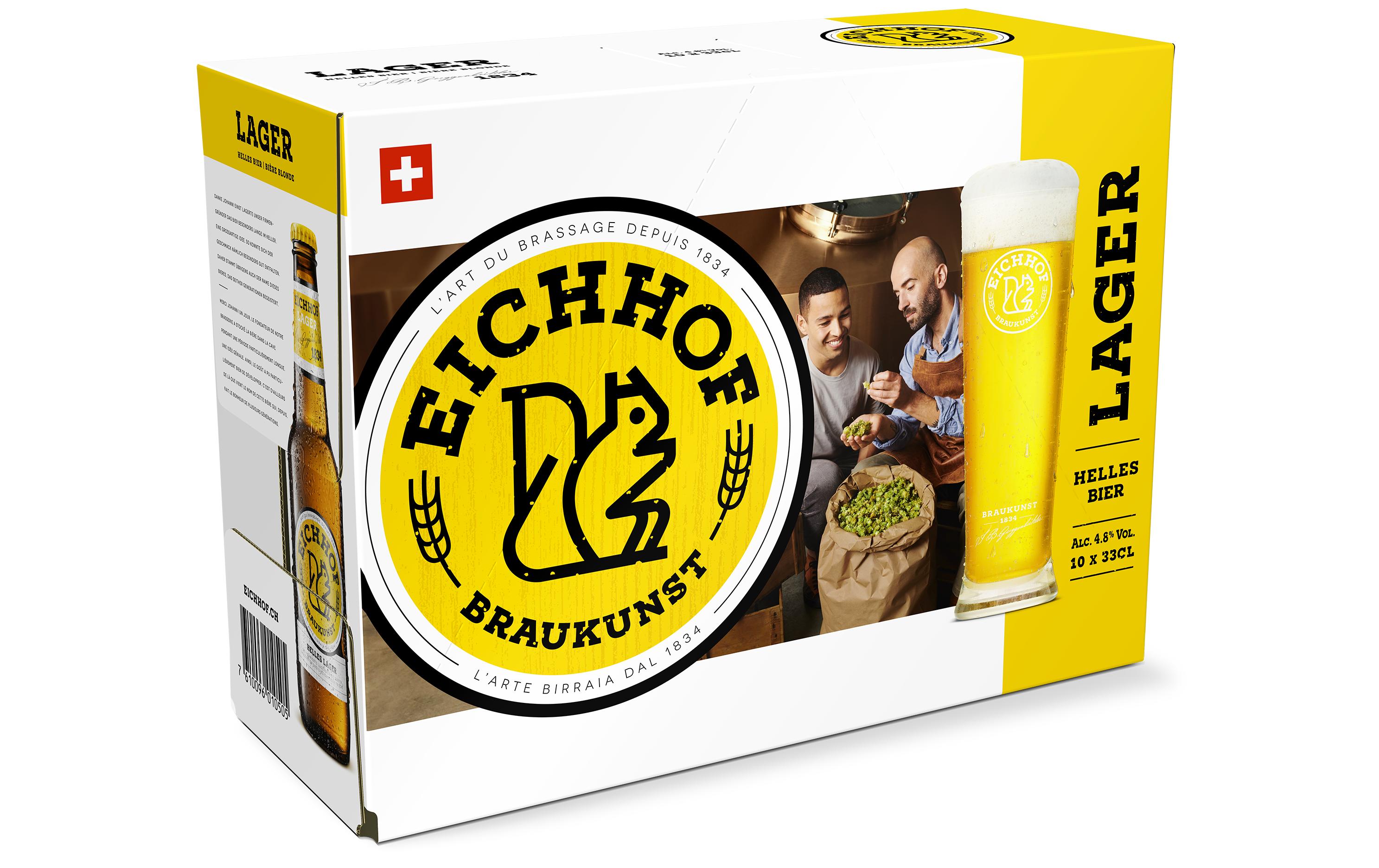 Lager Bier 10 x 0.33 lKlassisches Schweizer Lagerbier
