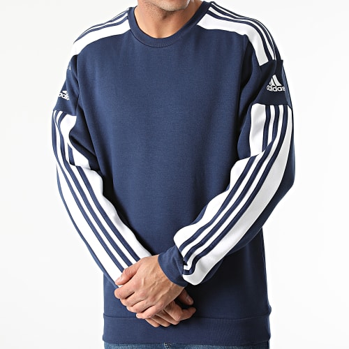 Sweat Crewneck A Bandes GT6639 Bleu Marine