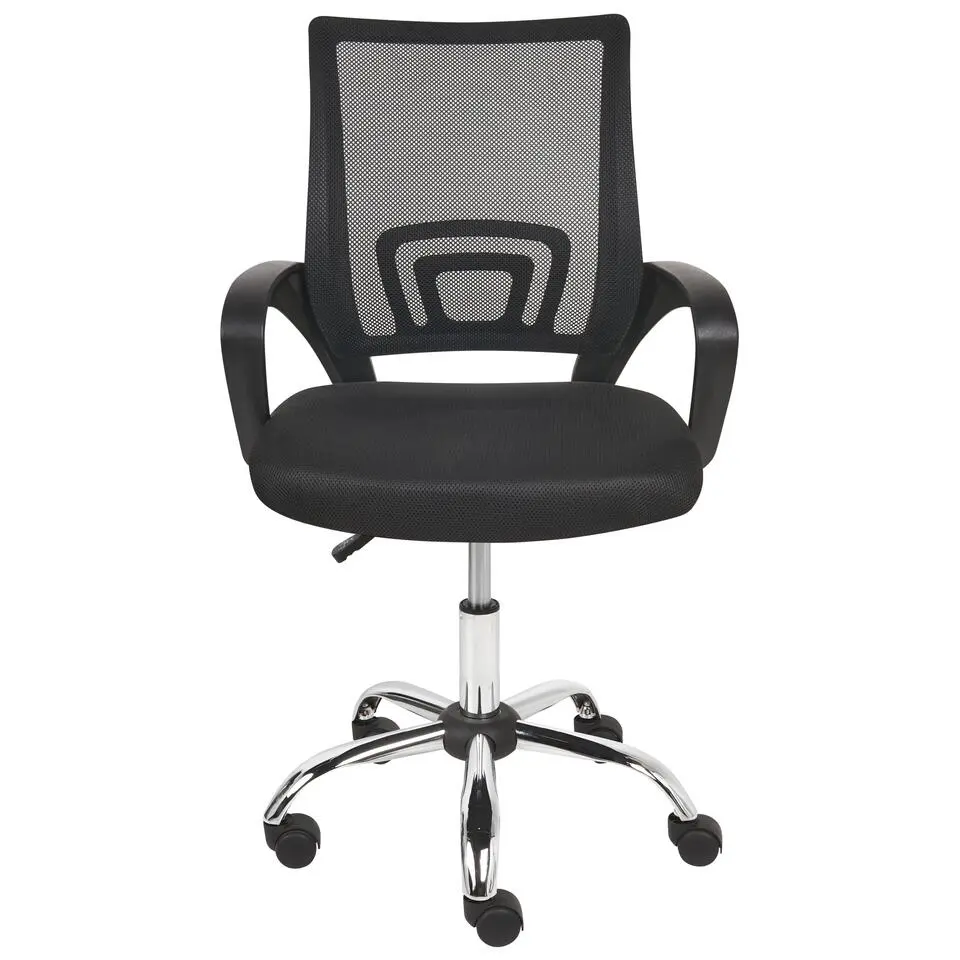 SOLID - Bureaustoel - Zwart - Polyester