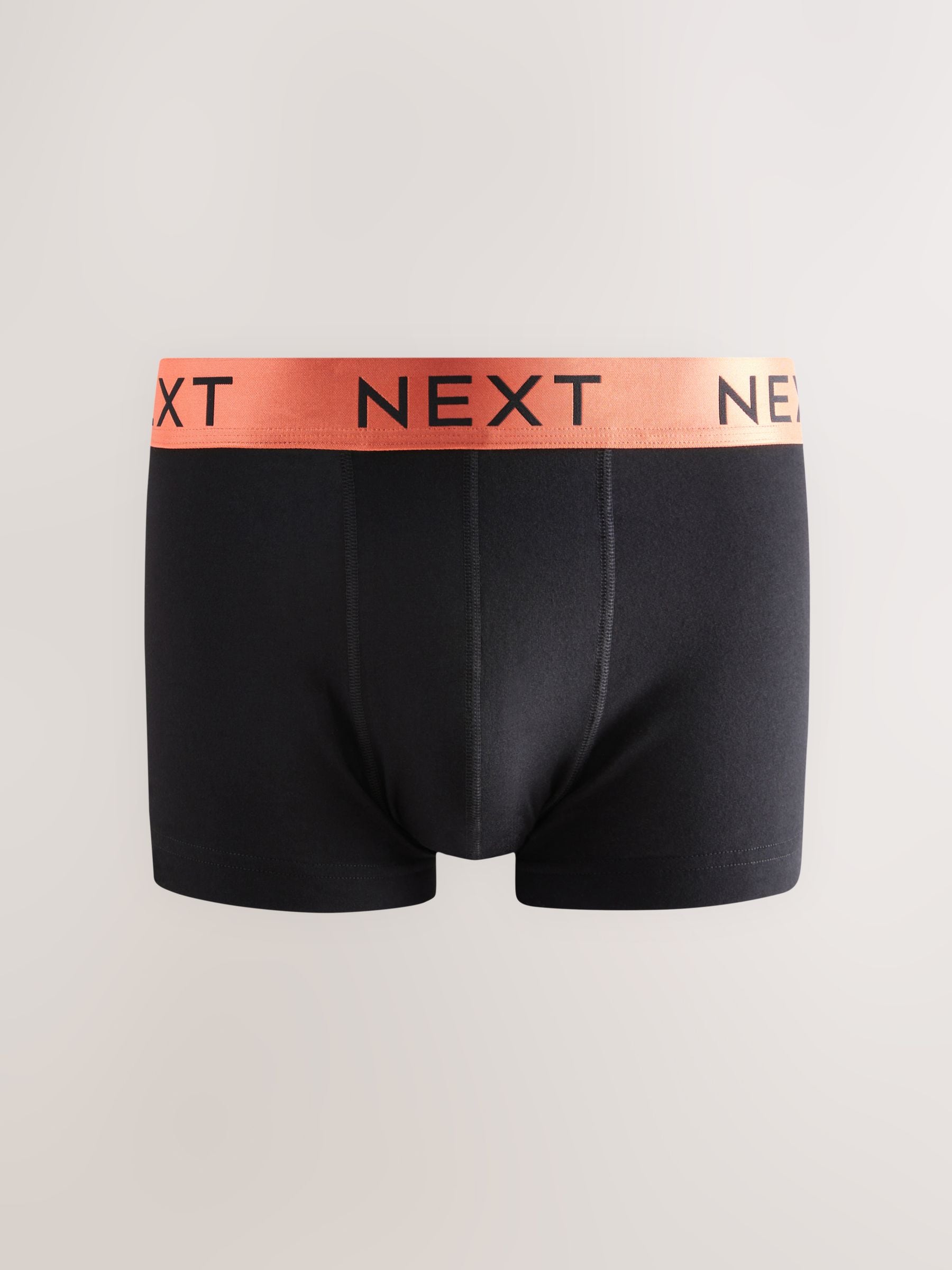 Zwarte glanzende taillebanden - Hipster boxers van katoenrijke mix