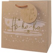 Sac cadeau de Noël 'ho ho ho', petit