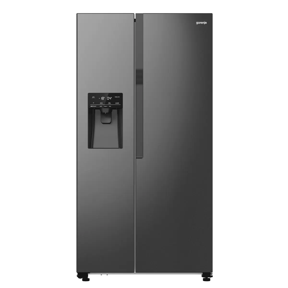Kühlgerät Side-by-Side Gorenje NRR9185ESBXL Schwarz