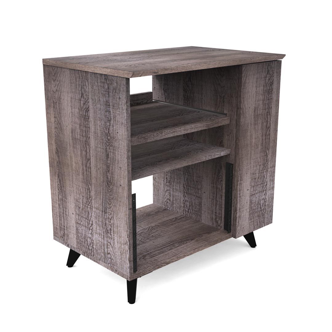 Glorious Modular Side Rack Walnut voor Sound Desk en Workbench