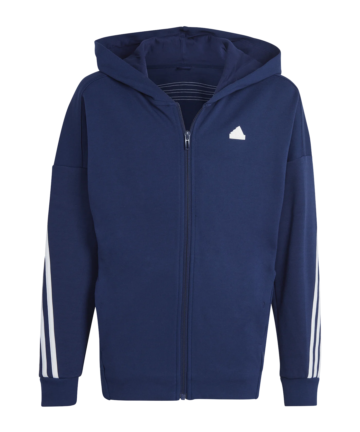 adidas Future Icons 3S Kapuzenjacke Kids Blau