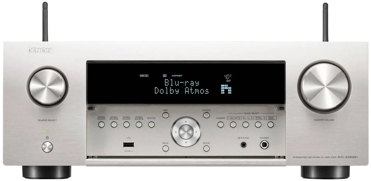Denon AVC-X4800H Silver Amplis home-cinéma