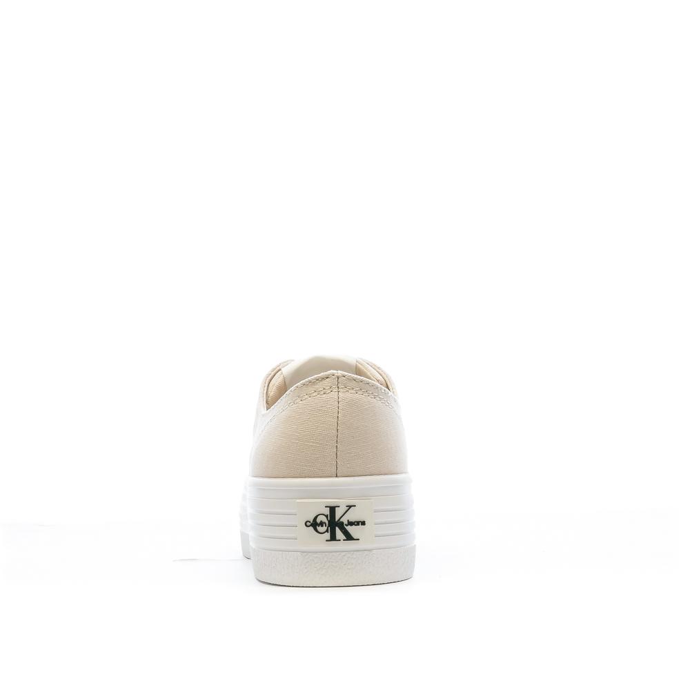 Calvin Klein Jeans Baskets Beige Femme Calvin Klein Jeans Flatform