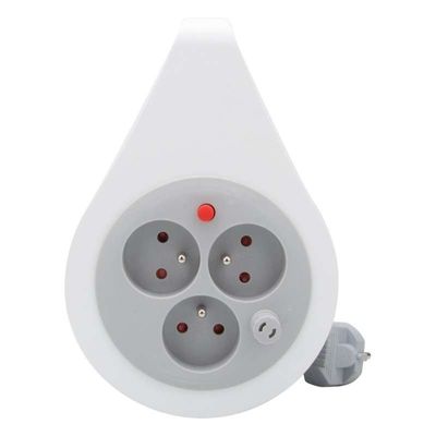 HO5VVF - mini enrouleur 3 x 2p + t 16a gris