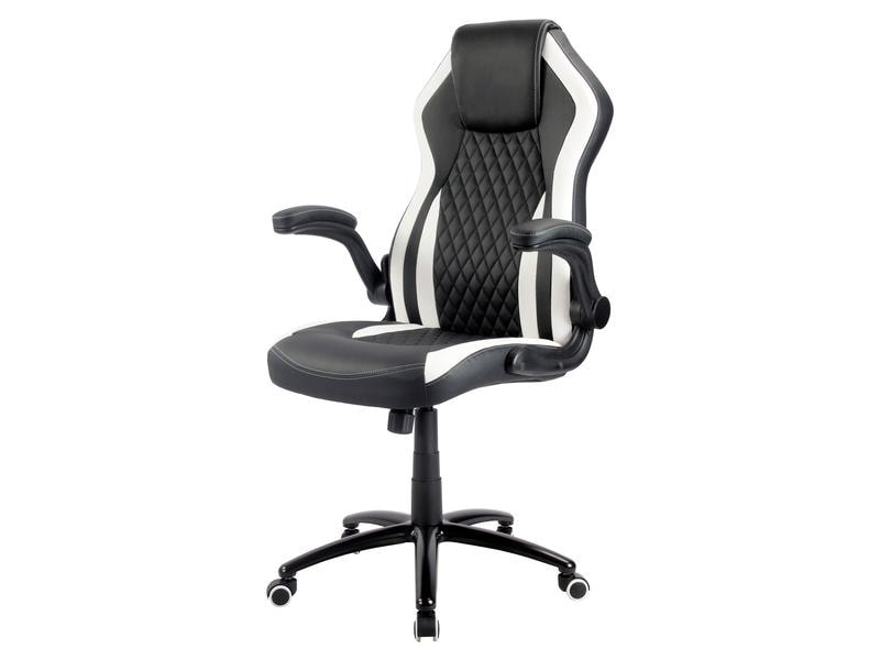 Racing Chairs Gaming-Stuhl CL-RC-BW-2 Schwarz/Weiss Racingchair CL-RC-BW Gaming Chair