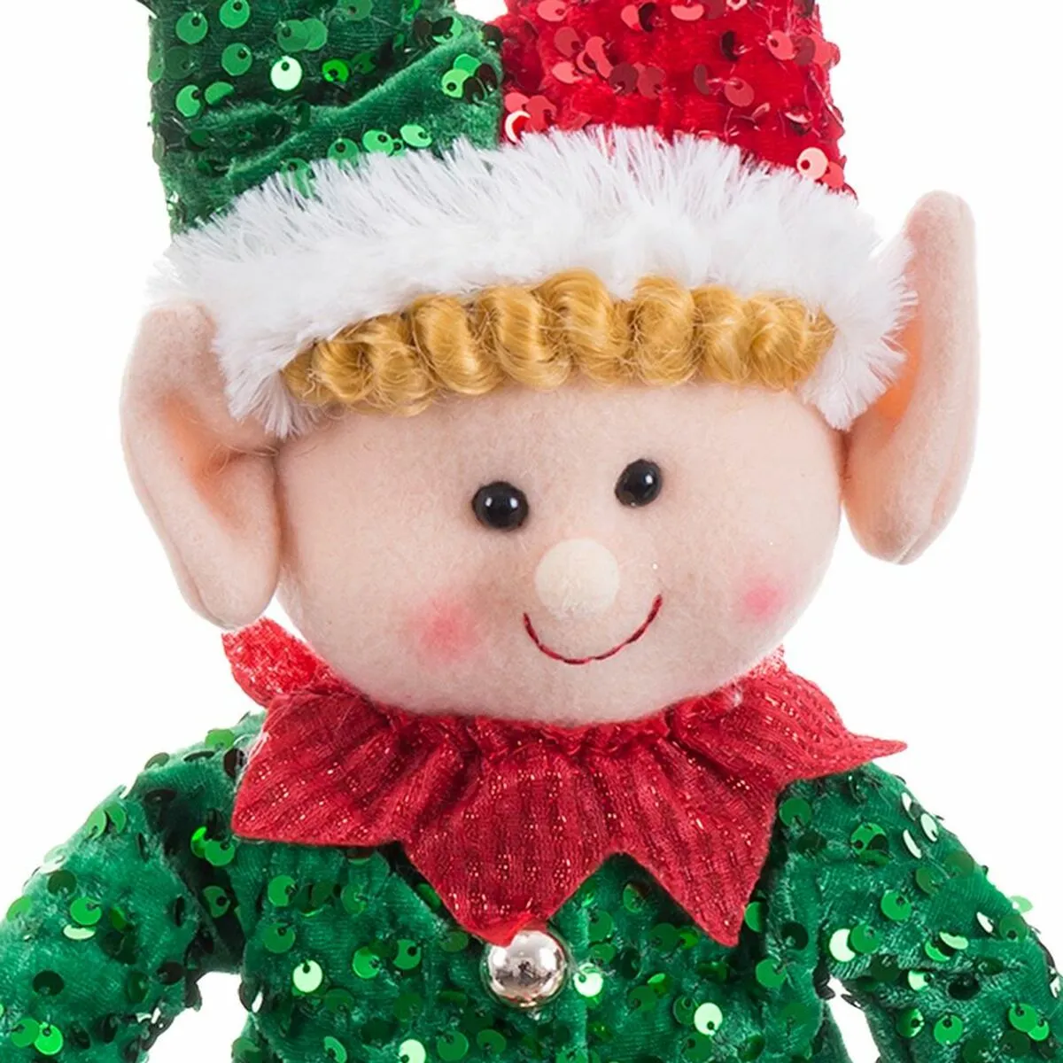 BigBuy Home Décorations de Noël - Rouge Vert Elfe