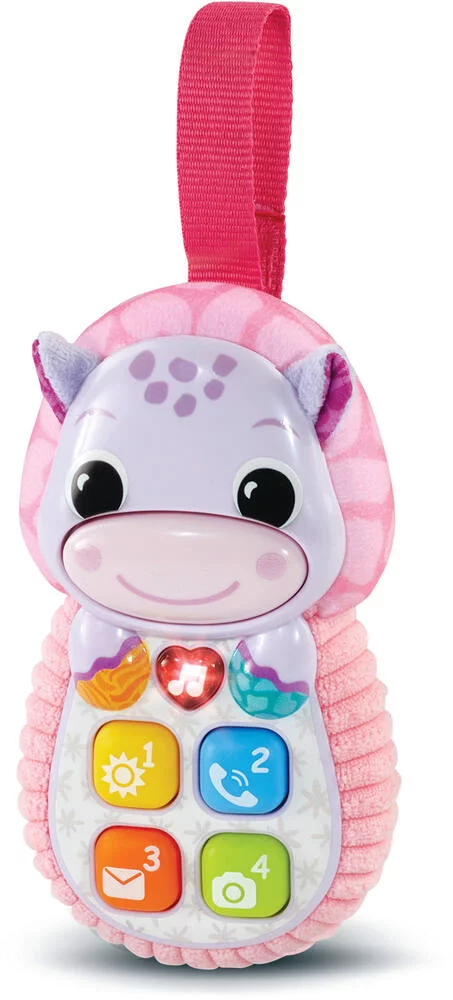 TOUDOUX ALLO BEBE  - UN TELEPHONE HIPPOPOTAME ROSE