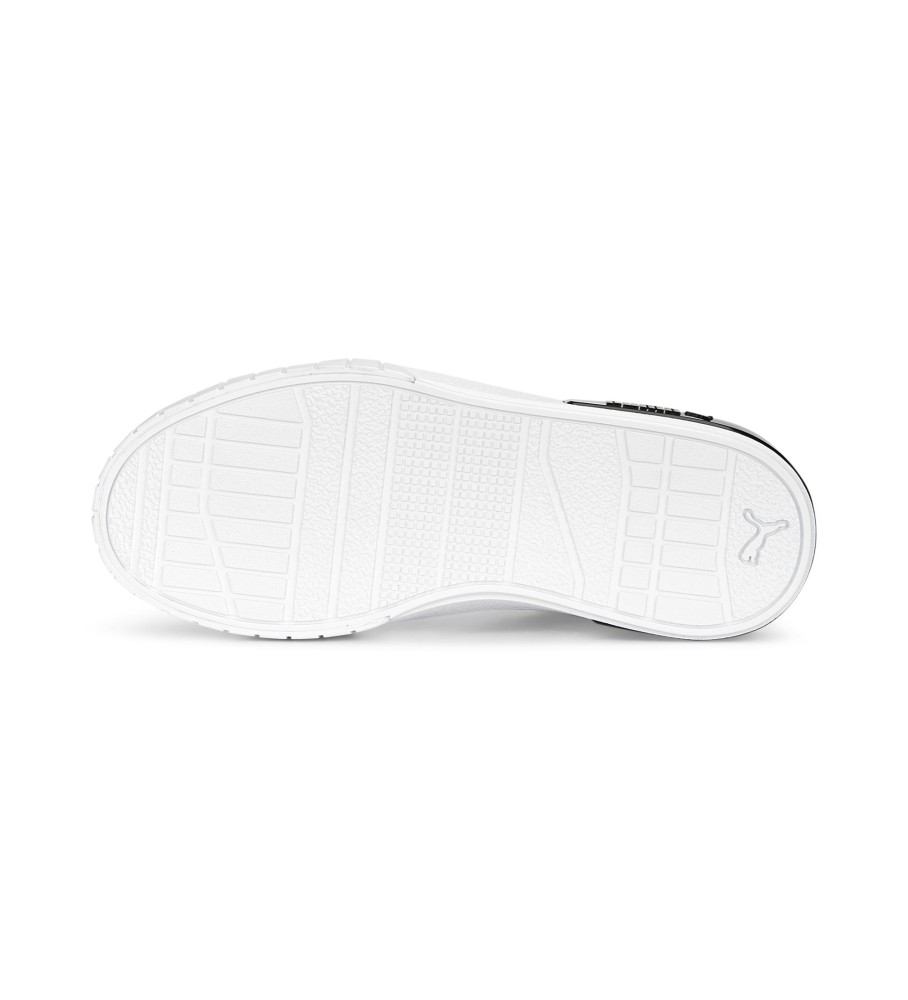 Tênis Puma Cali Star Wild Jr em couro branco