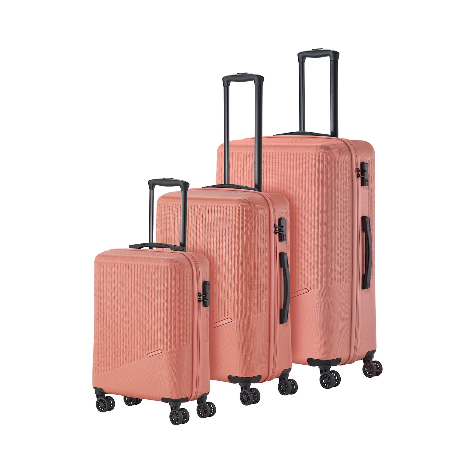 Travelite Bali 4 Wiel Trolley L coral