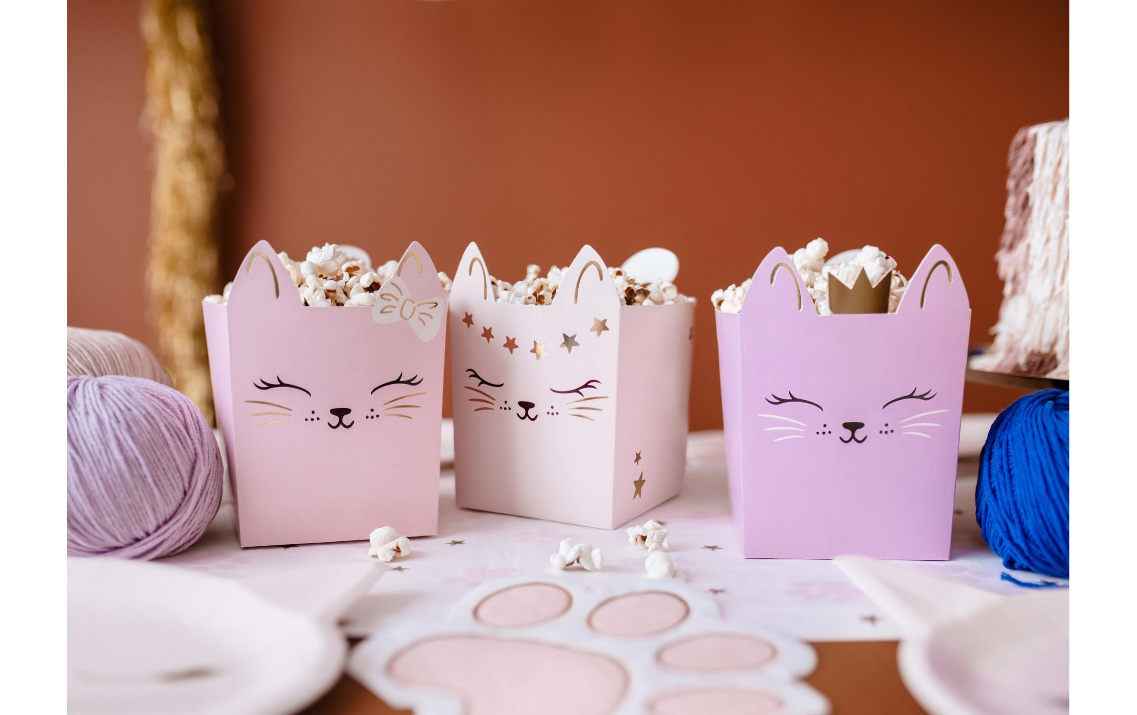 Einweg-Schale Katze 3 StückSnackboxen