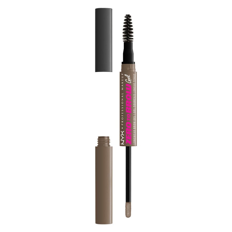 NYX Professional Makeup Zero To Brow Longwear Brow Gel Ash Brown 05 2ml