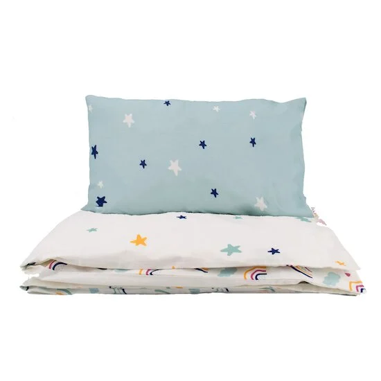 Parure de lit couette + taie   Rainbow        100 x 140 cm   de               Petit à petit