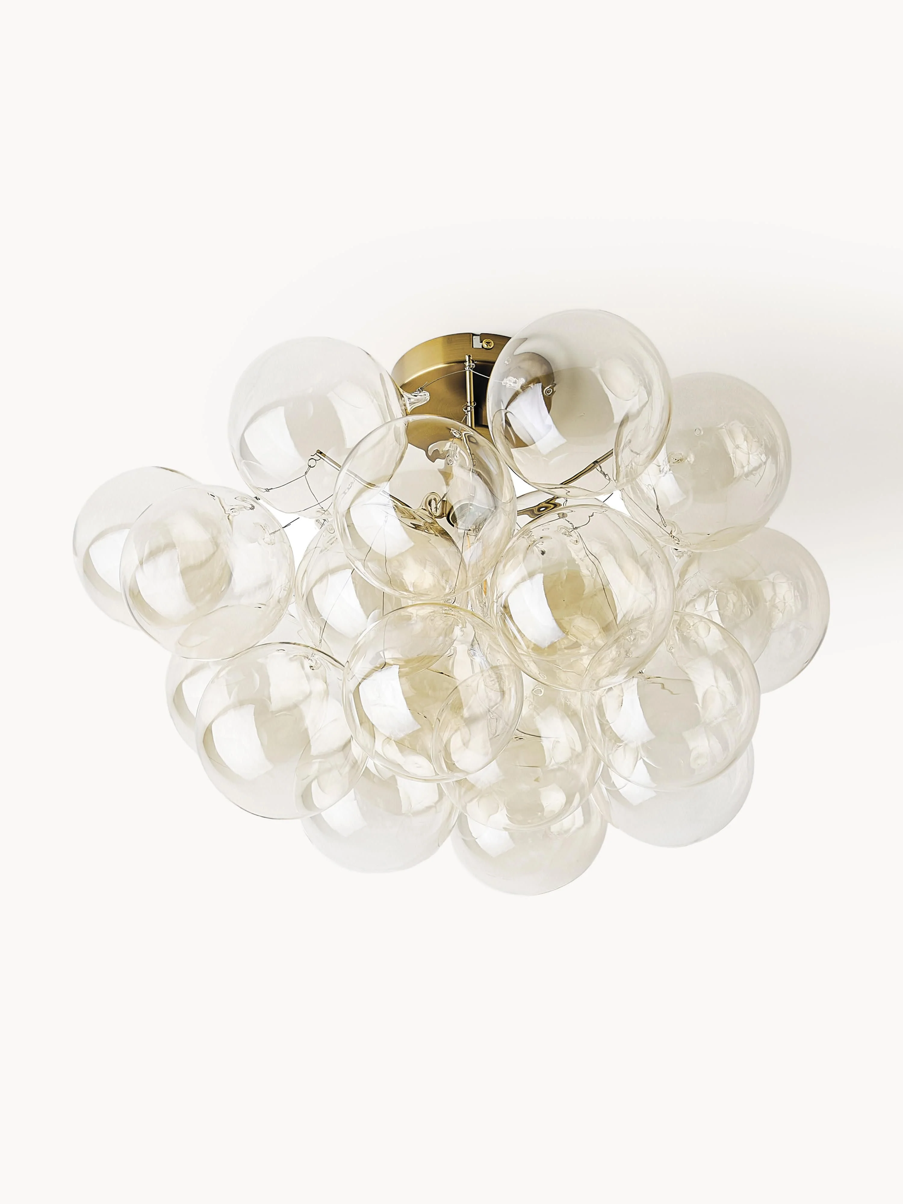 Glazen bollen plafondlamp Bubbles