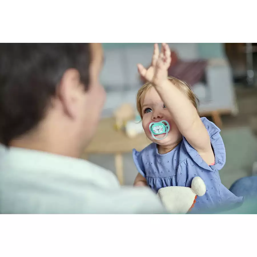 Philips Avent Schnuller ultra air SCF34915 18m+ 4 Stück TigerLama