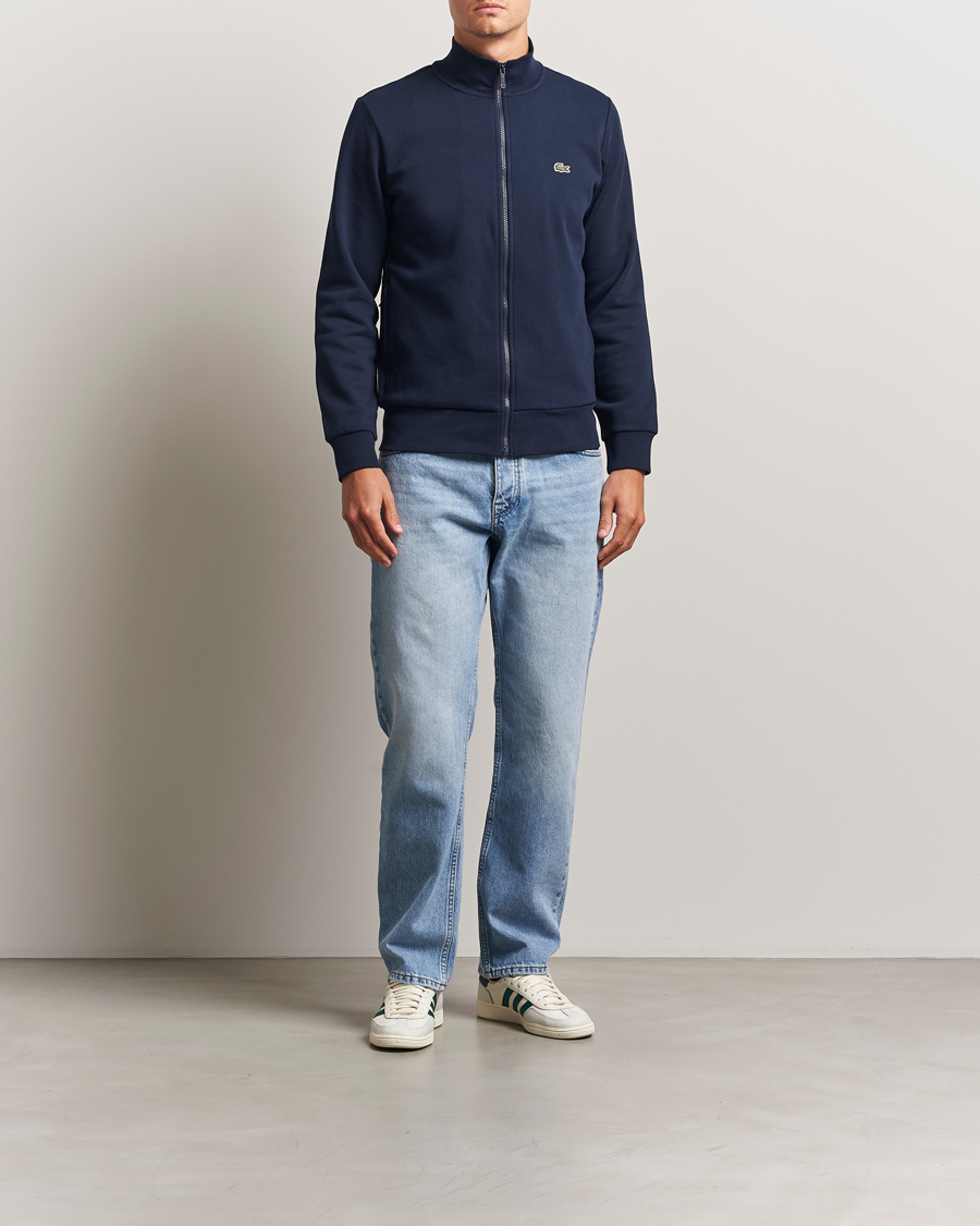 Lacoste Full Zip Sweater Navy