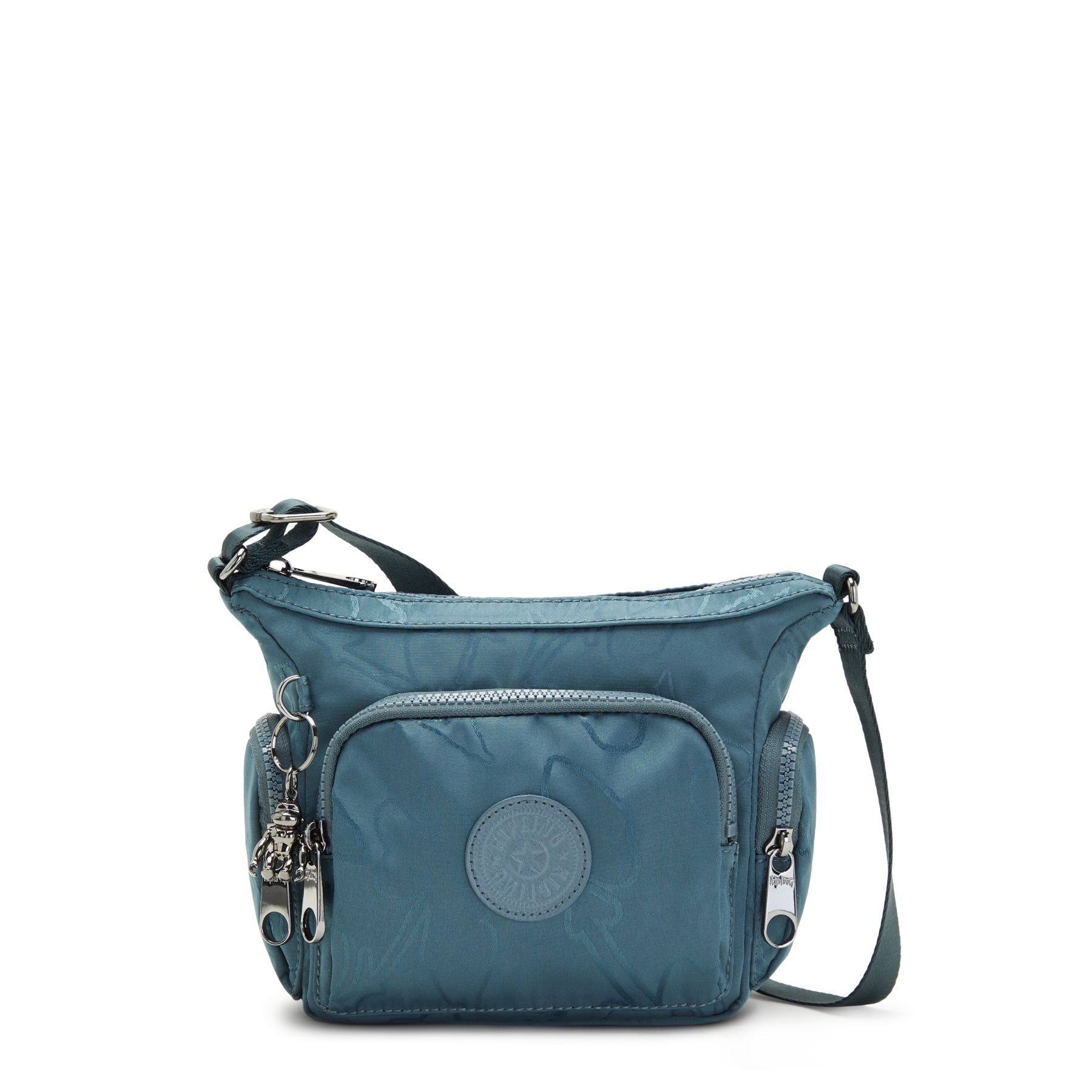 GABBIE MINI Petit sac à bandoulière avec sangle réglable - Nocturnal Grey Jacquard